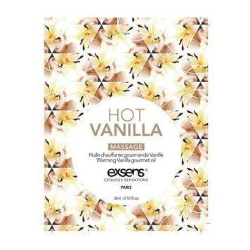 Зігріваючий масажне масло з ароматом ванілі EXSENS Hot Vanilla, 3 мл SO2373 фото