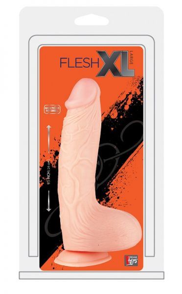 Фалоімітатор FleshXLarge 9.5 inch, 24х5,5 див. DT20747 фото