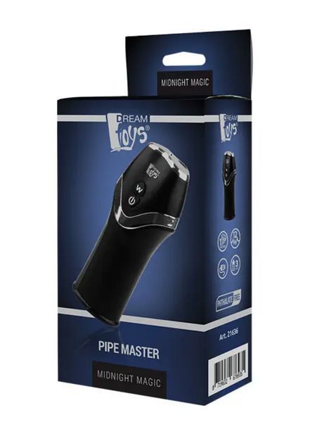 Мастурбатор для головки члена з вібрацією MIDNIGHT MAGIC PIPE MASTER, 9х5 см. DT21636 фото