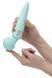 Роскошный вибромассажер 2 в 1 с ротацией и подогревом PILLOW TALK - Sultry Teal, 20,5х5 см. SO2718 фото 4