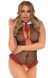 Костюм школьницы Leg Avenue Schoolgirl One size, боди с галстуком SO8623 фото 1