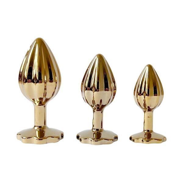 Набор металлических анальных пробок LOCKINK YEAHWOW Nympho Butt Plug Set, 3 шт. SX2840 фото