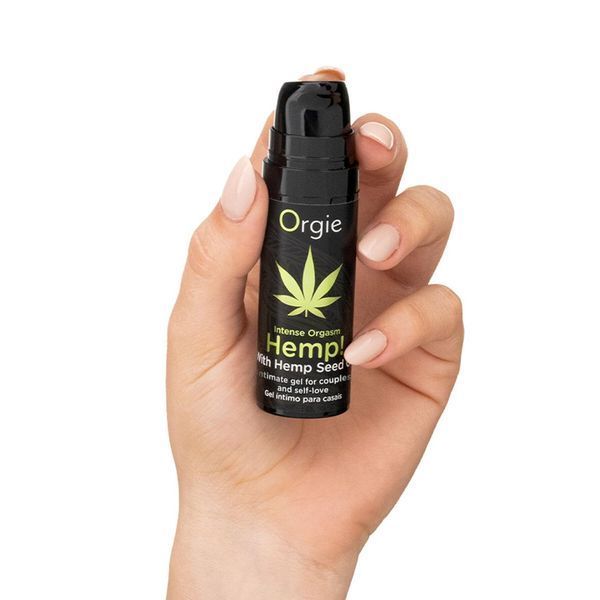 Усилитель оргазма для женщин и мужчин "Intense Orgasm Hemp" с маслом каннабиса Orgie, 15 мл. 51393 фото