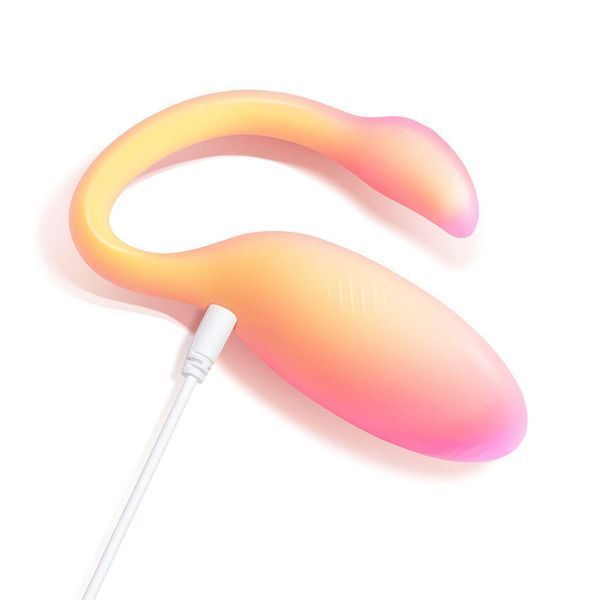 Смарт-віброяйце Magic Motion Flamingo Max Orange 2 в 1: віброяйце та тренажер Кегеля, 10 режимів, 11х3,2 см. SX2193 фото
