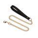 Нашийник із повідцем Liebe Seele Black Organosilicon Collar with Leash SO9484 фото 3