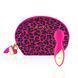 Міні вібромасажер RIANNE S &mdash; Lovely Leopard Mini Wand Pink, 12х3,5 см. SO3886 фото 1