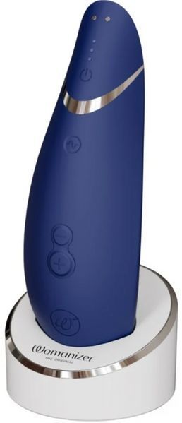 Вакуумний кліторальний стимулятор Womanizer Premium 2 Blueberry, 15,5 х5 см. SO8752 фото