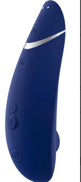 Вакуумний кліторальний стимулятор Womanizer Premium 2 Blueberry, 15,5 х5 см. SO8752 фото