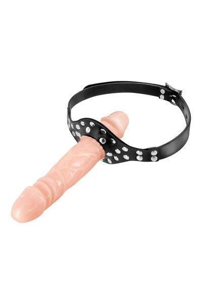 Кляп із подвійним фалоїмітатором Fetish Tentation &mdash; Double Penis Gag Flesh SO5989 фото