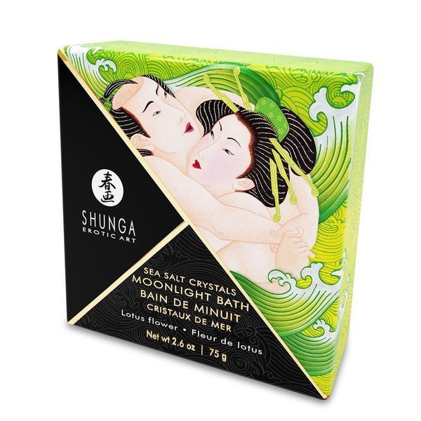 Сіль для ванни Shunga Moonlight Bath &ndash; Lotus Flower (75 мл), сіль Мертвого моря, аромамасла SO2542 фото