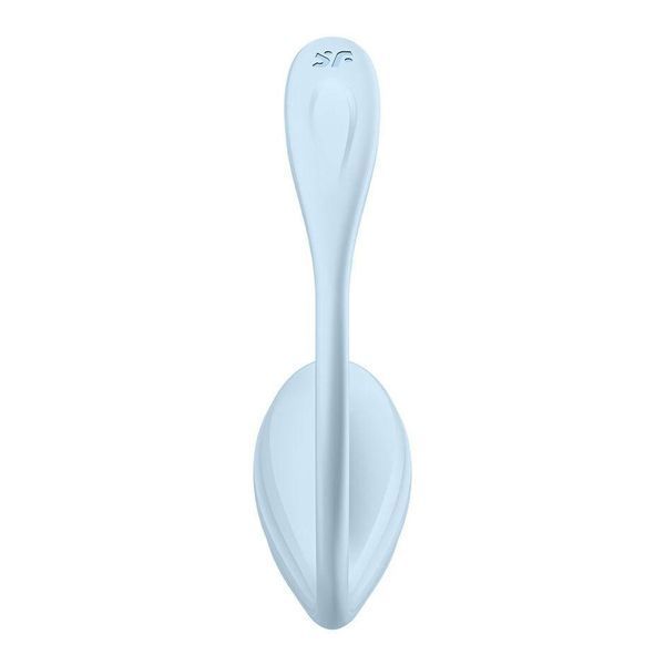 Смарт-віброяйце Satisfyer Smooth Petal Connect App Light Blue, 23х3,8 см. SX0667 фото