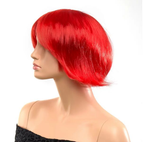 Перука каре з чубчиком Fetish Hair, червоний, 25 см. FH98265 фото