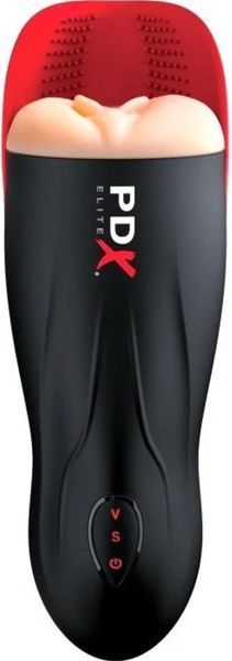 Мастурбатор с всасыванием и вибро PDX Elite Fuck-O-Matic от Pipedream, 26,8х13 см. 460228 фото