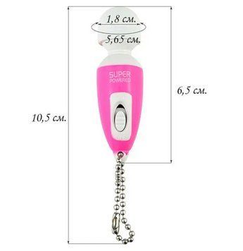 Кліторальний стимулятор-брелок Vibrators, 6,5 х1,8 см. 300041 фото