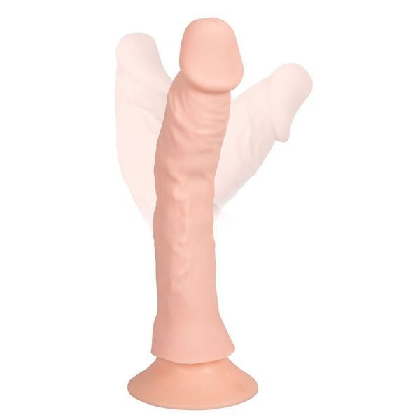 Гибкий реалистичный вибратор с пультом ДУ Nature Skin Bendable RC Vibrat, 21,5х4,2 см. 61325536890000 фото