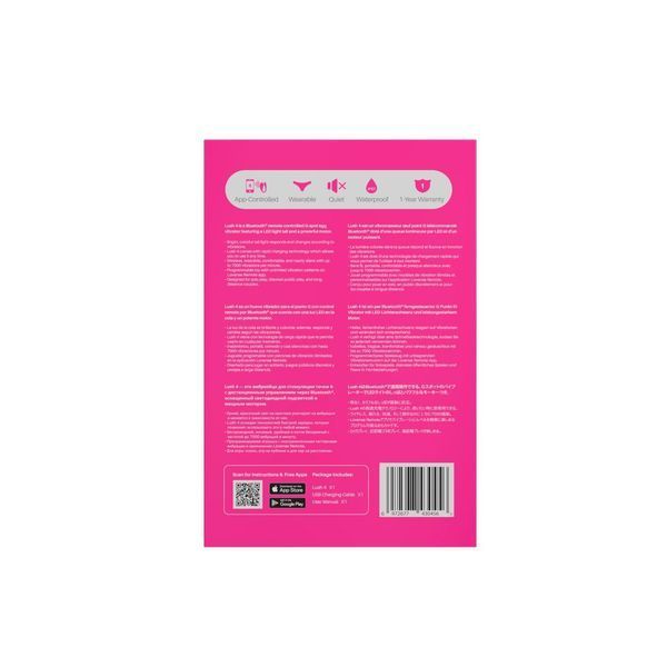 Смарт-виброяйцо Lovense Lush 4, 10х3,7 см. SX2291 фото
