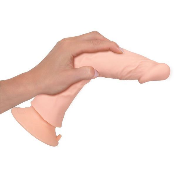 Гибкий реалистичный вибратор с пультом ДУ Nature Skin Bendable RC Vibrat, 21,5х4,2 см. 61325536890000 фото