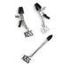 Затискачі для сосків і клітора Art of Sex &mdash; Nipple and clit clamps KISS SO5867 фото 1