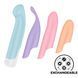 Вібратор із насадками набір 4-в-1 Satisfyer Playful Four, вібратор і 4 насадки, 12 режимів SX2182 фото 1