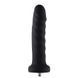 Силиконовый фаллоимитатор для секс-машин Hismith 7.1&Prime; Anal Dildo Black, система KlicLok, 18х3,7 см. SO6201 фото 1