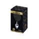 Металева анальна пробка Кролячий хвостик Alive Fluffy Plug Black, розмір M, 8х3,4 см. SO6315 фото 2