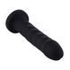Силиконовый фаллоимитатор для секс-машин Hismith 7.1&Prime; Anal Dildo Black, система KlicLok, 18х3,7 см. SO6201 фото 2