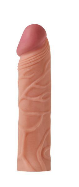 Удлиняющая насадка на член Pleasure X-Tender Penis Sleeve Flesh Add 1", 17х3,9 см. 6452LVTOY052 фото