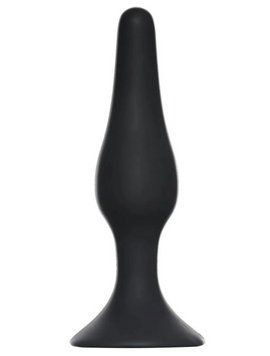 Анальна пробка Black Edition - Slim Anal Plug Medium, Black, 11,5х2,7 см. 57420601 фото