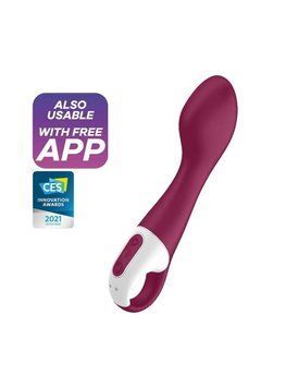 Смарт-вібратор точки G Satisfyer Hot Spot з функцією підігріву, 21х4 см. SO6105 фото