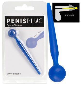 Уретральний стимулятор &ndash; Penis Plug Sperm Stopper, 9,6х0,8 см. 518433 фото