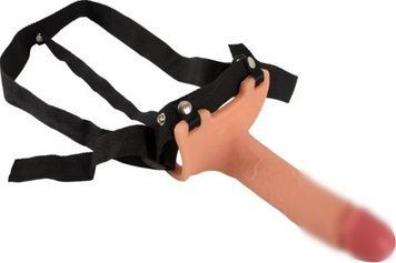Полый страпон фаллопротез Orion Realistixxx Real Strap-on Sleeve, 19,5х4,4 см. 530111 фото