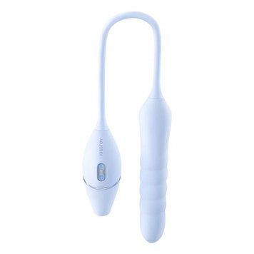 Вібратор-пульсатор із вакуумним стимулятором KISSTOY Cathy III Light Blue, 5 режимів вакууму, 10 режимів пульсації SX2328 фото