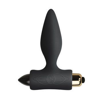 Анальна пробка з вібрацією Off Rocks Petite Sensations - Plug Black, 10х2,7 див. SO1341 фото