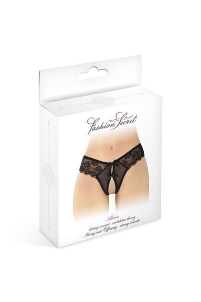Трусики с доступом Fashion Secret Alicia Black, S/L SX2618 фото