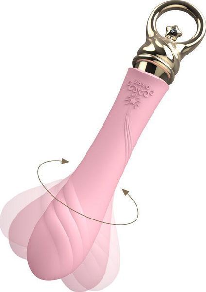 Вібратор для точки G із підігрівом Zalo Sweet Magic - Courage Fairy Pink, 21х3,4 см. SO6674 фото