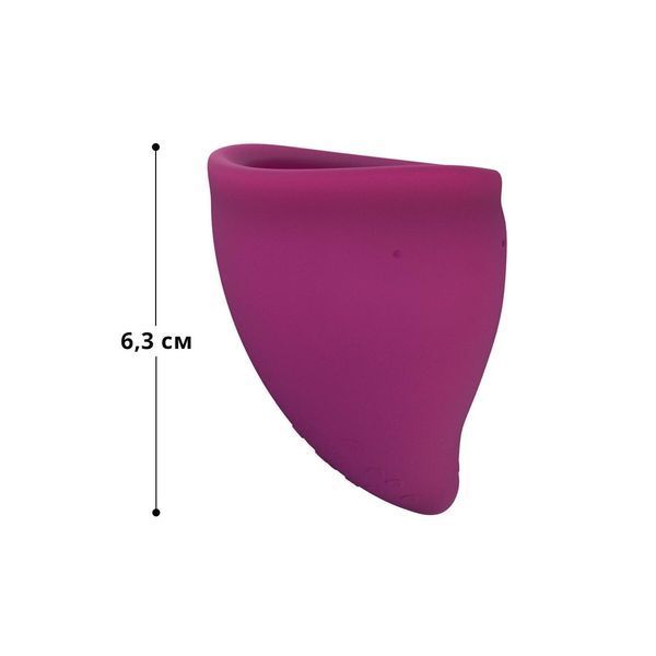 Менструальная чаша Fun Factory FUN CUP SIZE B, бордовая, многоразовая, диаметр 4,3 см, объем 30 мл SX0954 фото