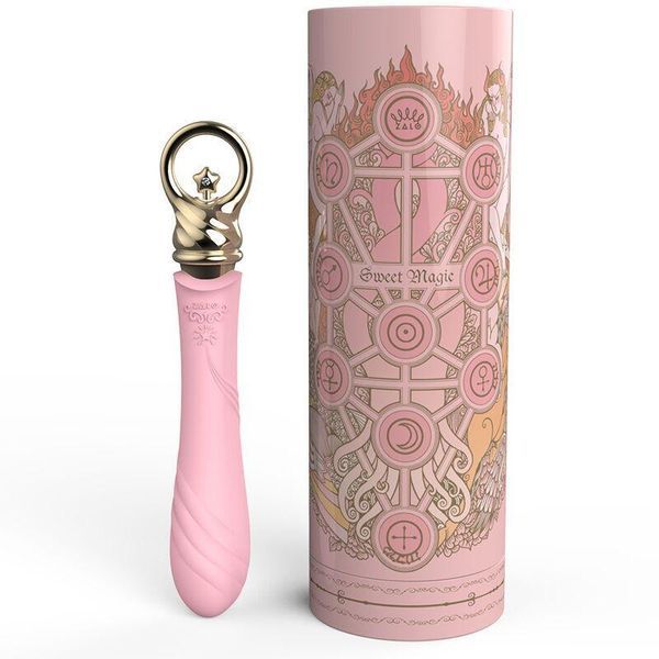 Вібратор для точки G із підігрівом Zalo Sweet Magic - Courage Fairy Pink, 21х3,4 см. SO6674 фото