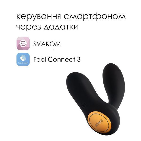 Интерактивный массажер простаты+пульт с интеллектуальным режимом Svakom Vick Neo, 7х2,8 см. SO4860 фото