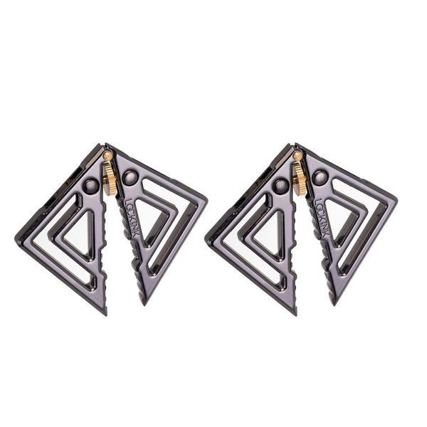 Затискачі для сосків із легкою підвіскою LOCKINK Adjustable Nipple Clamps with Light Pendant &mdash; Grey SX0849 фото