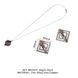 Затискачі для сосків із легкою підвіскою LOCKINK Adjustable Nipple Clamps with Light Pendant &mdash; Grey SX0849 фото 5