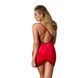 Сорочка приталенная с открытой спиной LENA CHEMISE red, 4XL/5XL, 6XL/7XL PS1028 фото 4