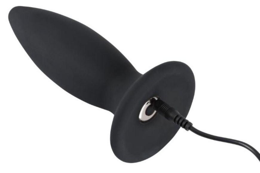 Анальна пробка з вібрацією Black Velvets Small Rechargeable Plug від Orion, 11х3,3 см. 430297 фото