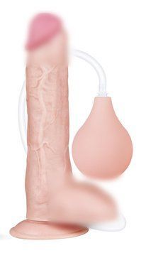 Фаллоимитатор с семяизвержением Squirt Extreme Dildo Flesh 10'', 25,5х4,8 см. 6452LVTOY400 фото