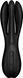 Кліторальний вібратор Satisfyer Threesome 2 Black, 3 гнучкі пальчики, 3 мотори, 14,1х3,7 см. SX1214 фото 5