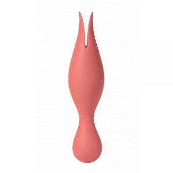 Двухсторонний вибратор для клитора и точки G Svakom Siren Coral, 18,5х4,5 см. SO4855 фото