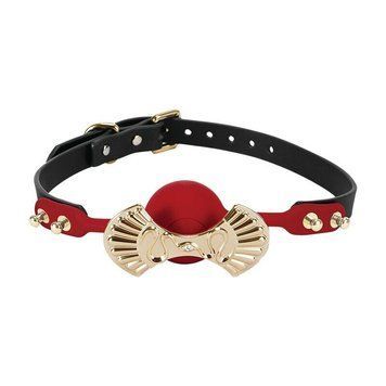 Розкішний кляп Zalo Silicone Ball Gag Red, 4 см. SO8230 фото