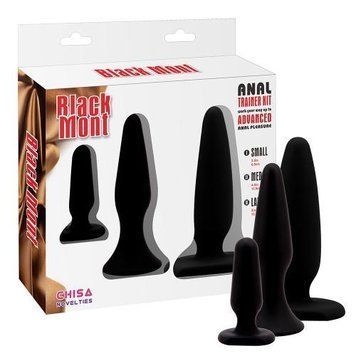 Набор анальных пробок Anal Trainer Kit Black 6610CN00023 фото