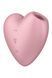 Вакуумний стимулятор-серце з вібрацією Satisfyer Cutie Heart Light Red, 7х7,5 см. SO6286 фото 2