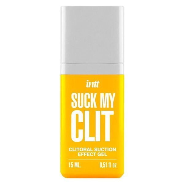 Смоктайзер для клітора Intt Suck My Clit Tropical Mango, манго, гель з ефектом посмоктування, 15 мл. SX4003 фото
