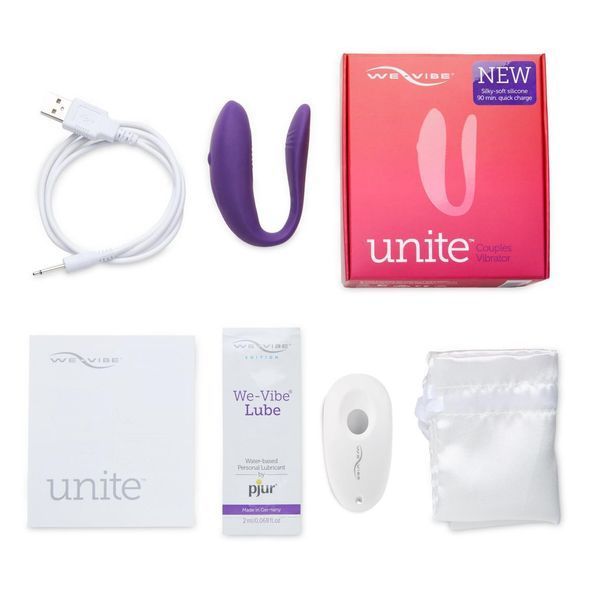 Вибратор для пар с пультом ДУ We-Vibe Unite 2 Purple SO6936 фото